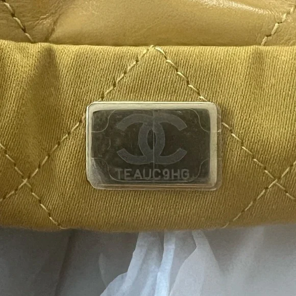 Chanel ‘22 Hobo - Yellow (size small) - Picture 3 of 7